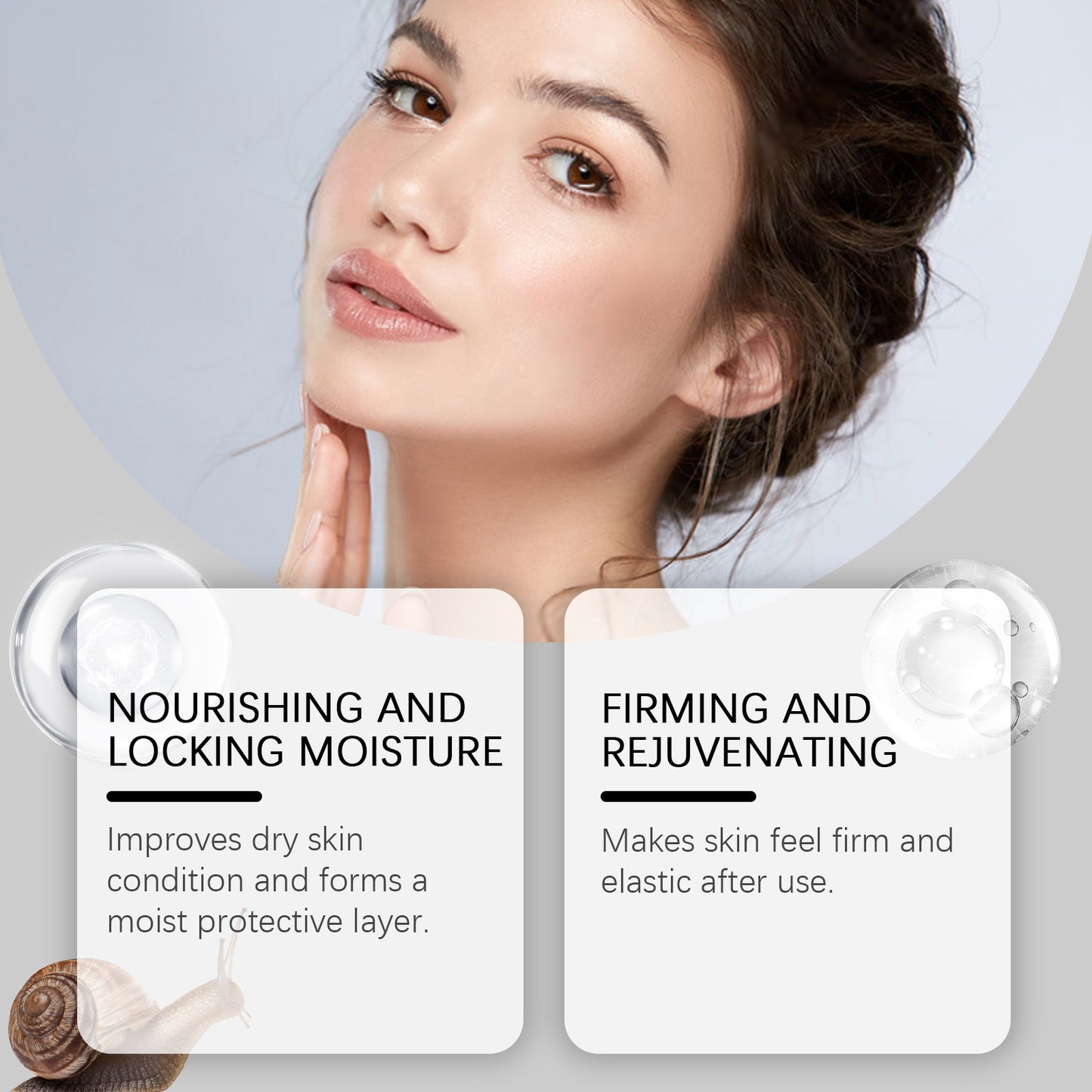 Elora Snail Mucin Moisturizing Firming Mask (4 pcs)