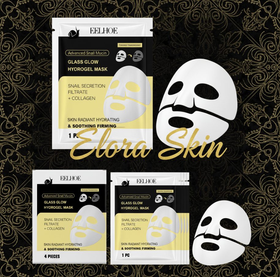 Elora Snail Mucin Moisturizing Firming Mask (4 pcs)